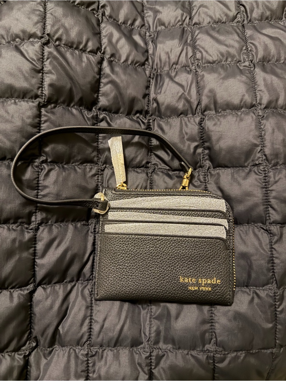 Kate Spade Devin Pebble Leather Card Case